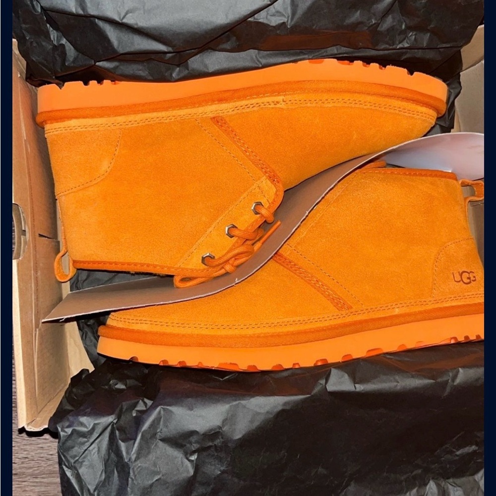UGG Men's Bright Orange Chukka Boots